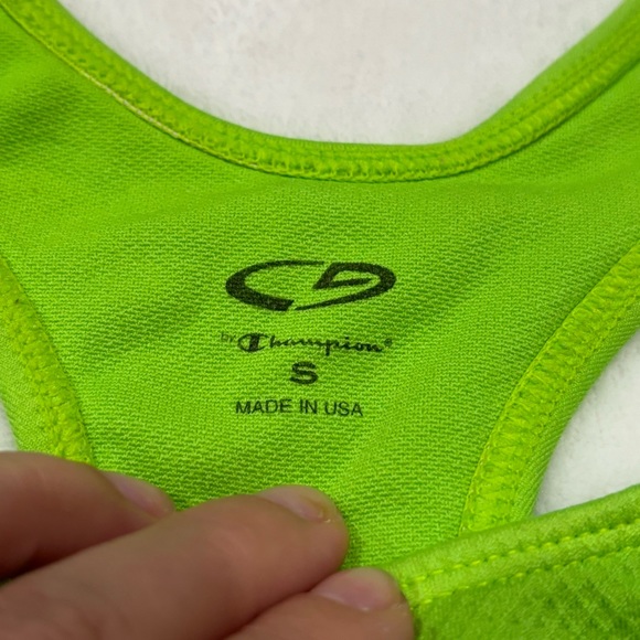 CHAMPION Women’s Activewear Workout Sports Bra - neon green, size S - Picture 5 of 5